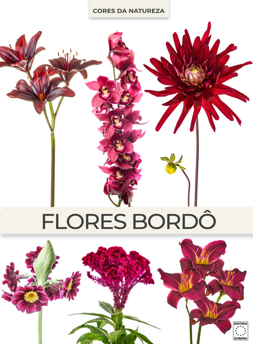 Coleção Cores da Natureza - Flores Bordô