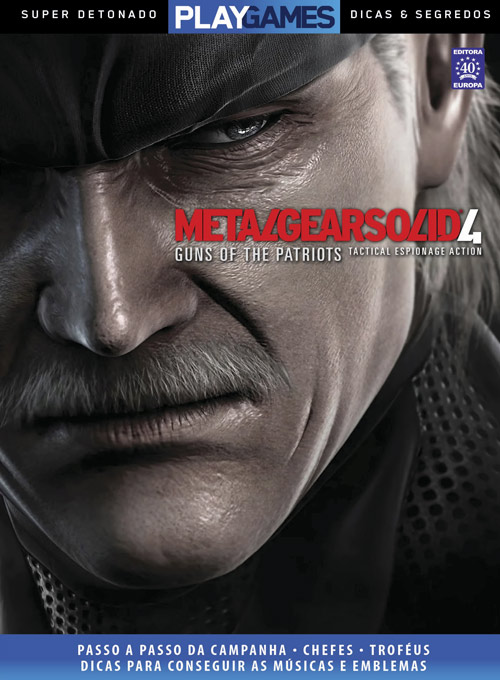 Super Detonado PLAY Games - Metal Gear Solid 4: Guns of the Patriots