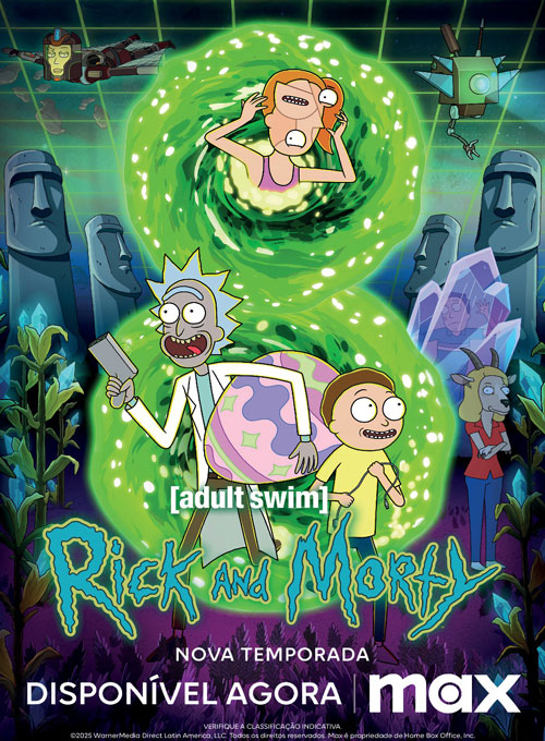 Posterzine Mundo dos Super-Heróis #13 - Rick e Morty (Sem dobras)