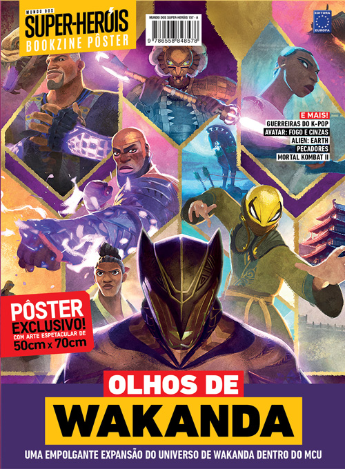 Posterzine Mundo dos Super-Heróis #14 - Olhos de Wakanda - Edição 157