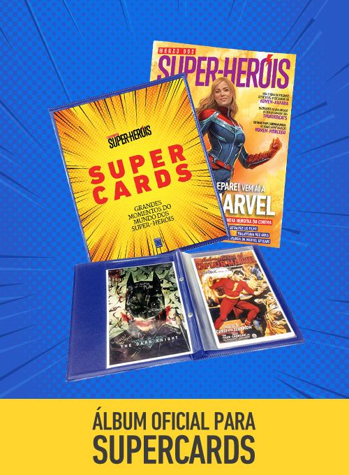 Álbum para SuperCards Mundo dos Super-Heróis