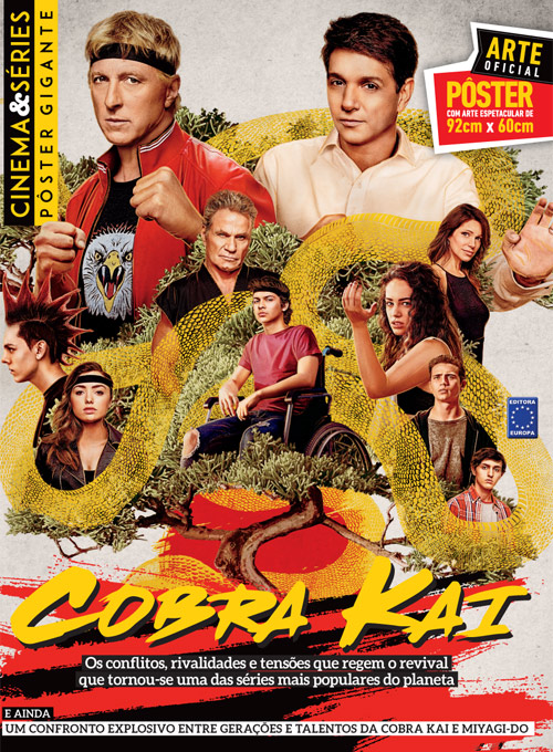 Bookzine Cinema e Séries Pôster Gigante - Cobra Kai (Sem dobras)