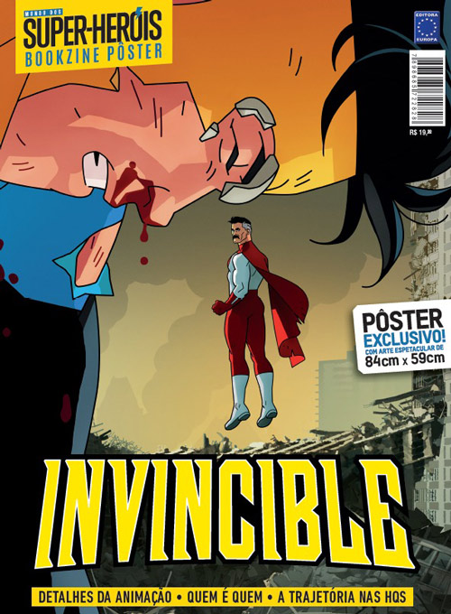 Bookzine Mundo dos Super-Heróis Pôster Gigante - Invincible (Sem dobras)