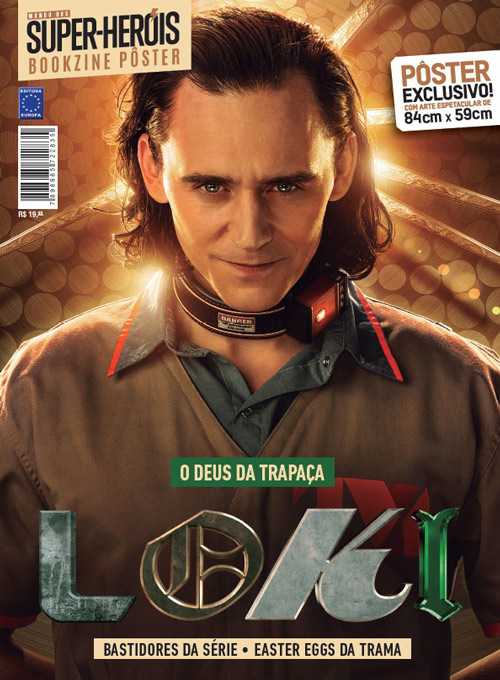 Bookzine Mundo dos Super-Heróis Pôster Gigante - Loki (Sem dobras)