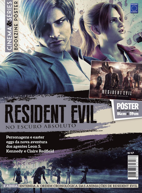 Bookzine Cinema e Séries Pôster Gigante - Resident Evil No Escuro Absoluto (Sem dobras)