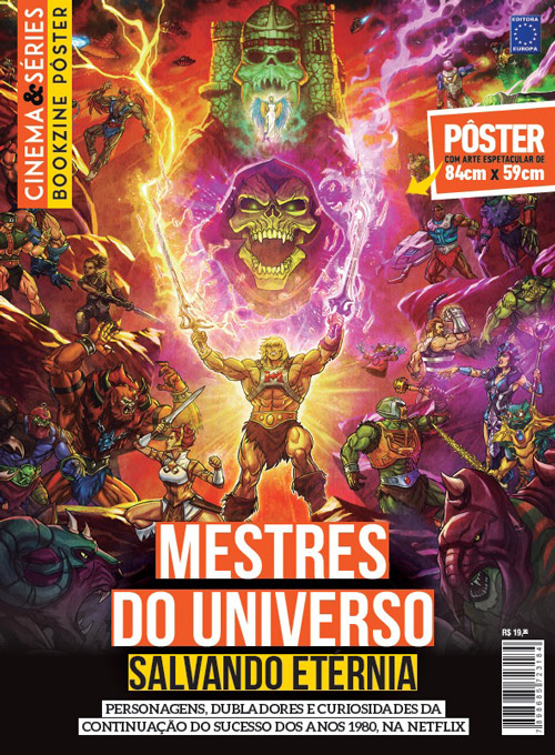 Bookzine Cinema e Séries Pôster Gigante - Mestres do Universo (Sem dobras)