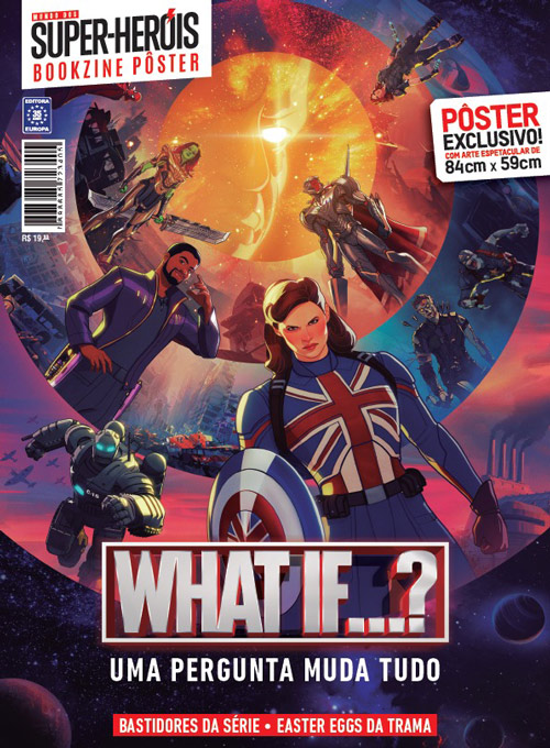Bookzine Mundo dos Super-Heróis Pôster Gigante - What If (Sem dobras)