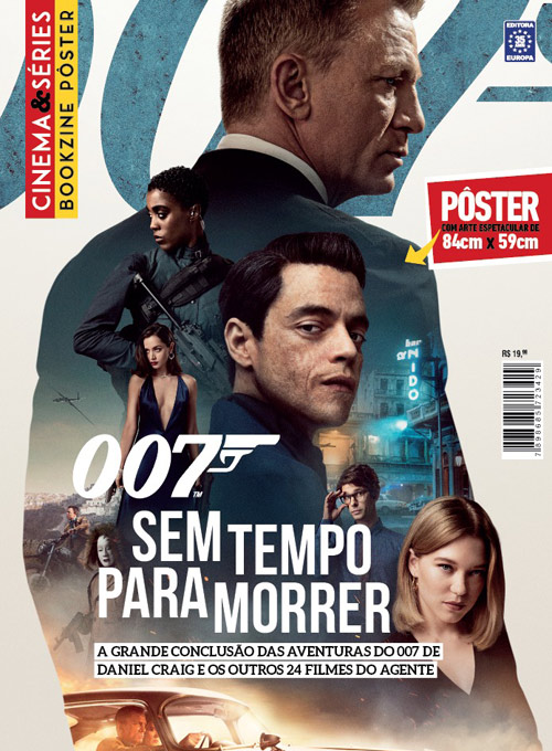 Bookzine Cinema e Séries Pôster Gigante - 007 Sem Tempo para Morrer (Sem dobras)