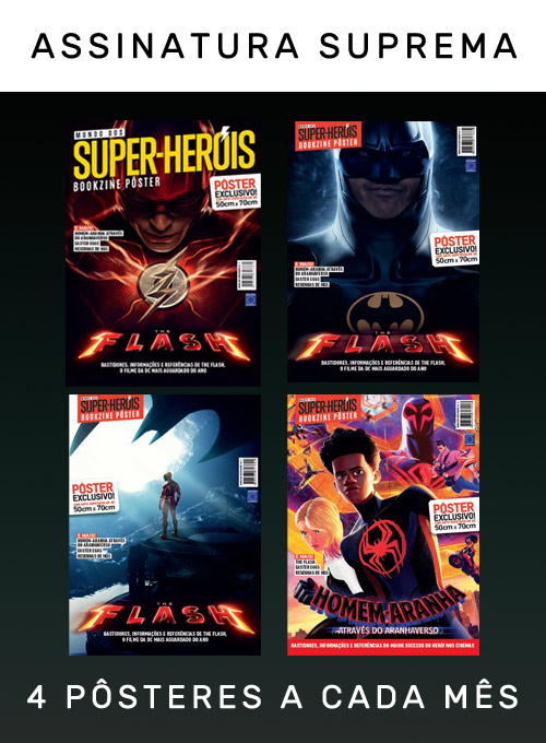 Posterzine Mundo dos Super-Heróis - Assinatura Suprema (48 pôsteres)