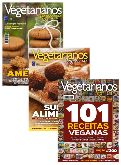 Edições de Colecionadores Revista dos Vegetarianos (12 exemplares)