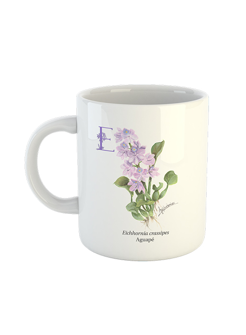 Caneca Flores Nativas do Brasil de A a Z - LETRA E