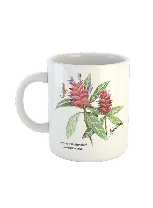 Caneca Flores Nativas do Brasil de A a Z - LETRA J