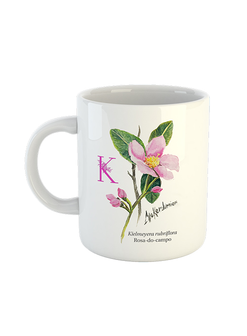 Caneca Flores Nativas do Brasil de A a Z - LETRA K