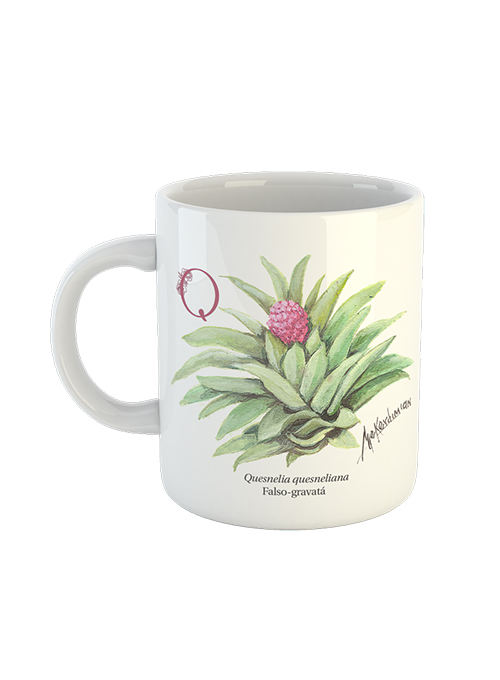 Caneca Flores Nativas do Brasil de A a Z - LETRA Q