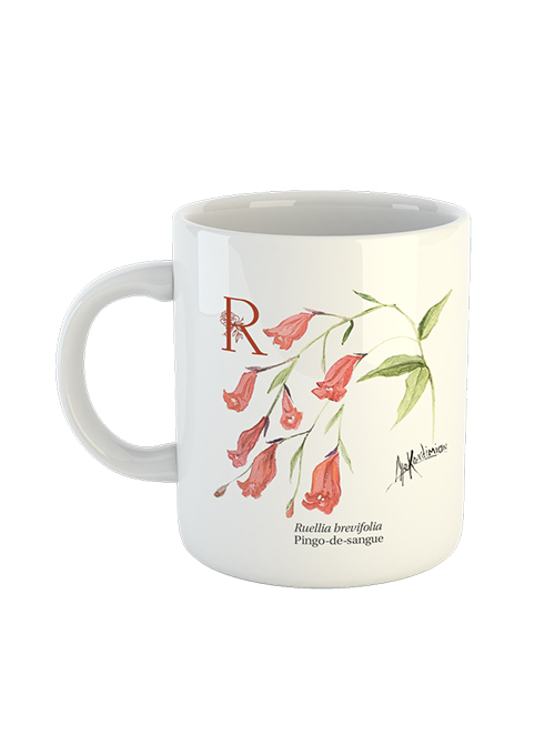 Caneca Flores Nativas do Brasil de A a Z - LETRA R
