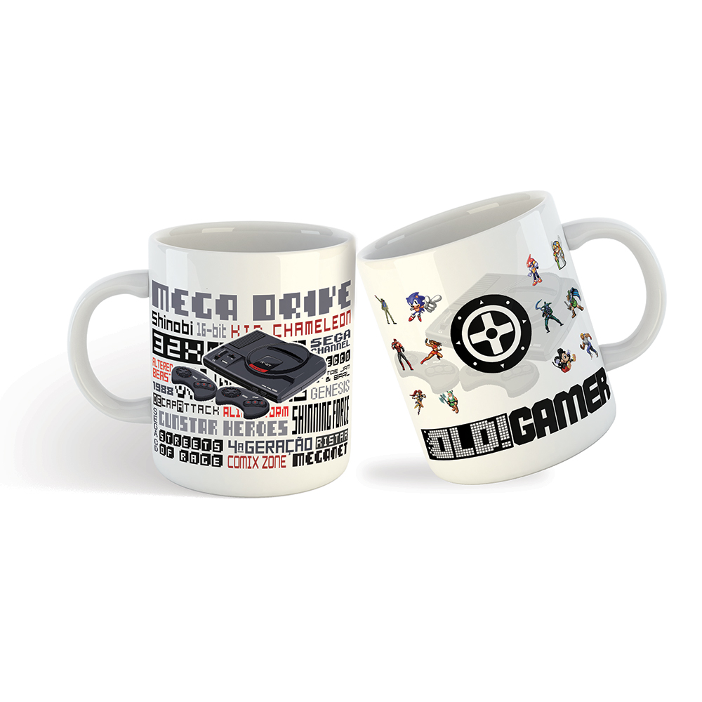 Caneca OLD!Gamer - Mega Drive