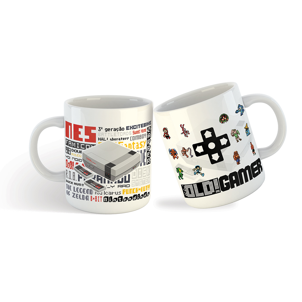 Caneca OLD!Gamer - Nintendo