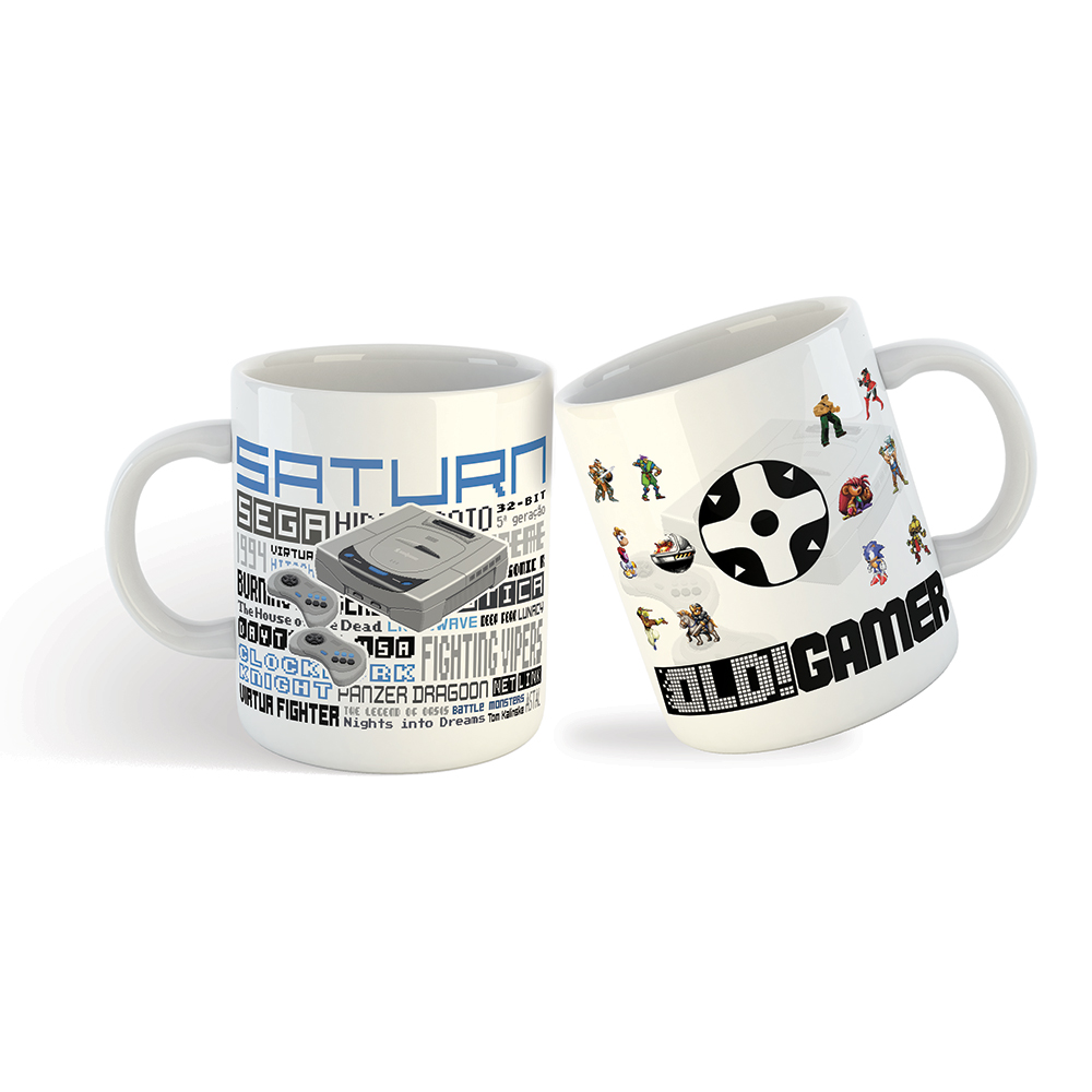 Caneca OLD!Gamer - Sega Saturn