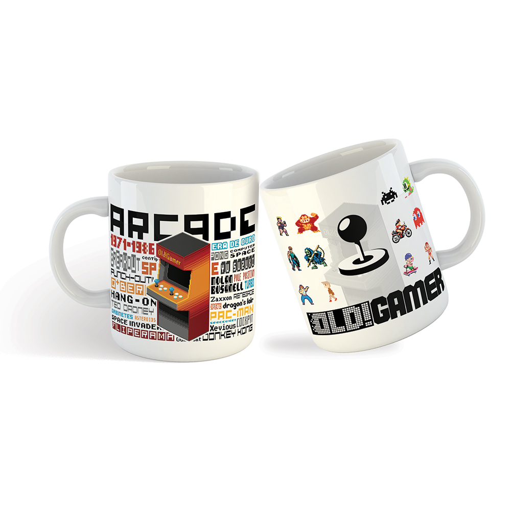 Caneca OLD!Gamer - Arcades Parte 1