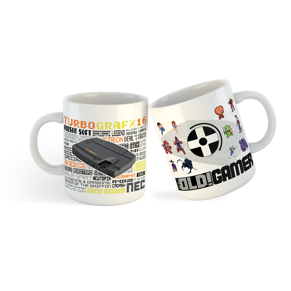 Caneca OLD!Gamer - Turbografx