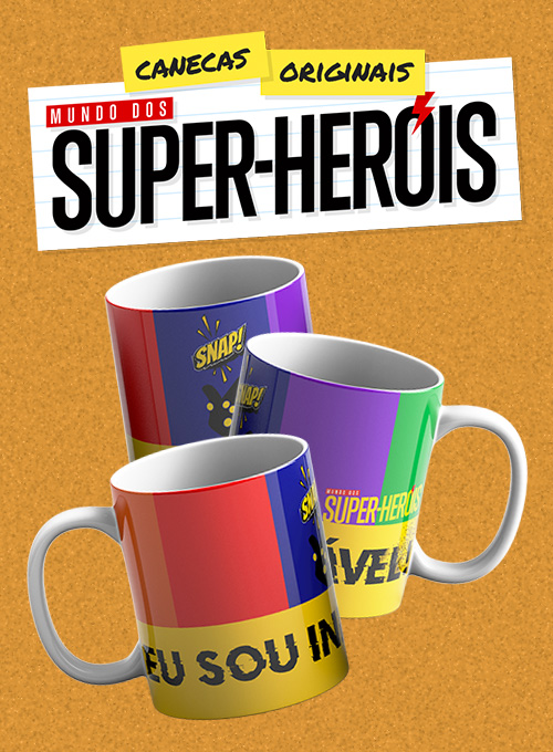 Caneca Mundo dos Super-Heróis: Eu sou inevitável