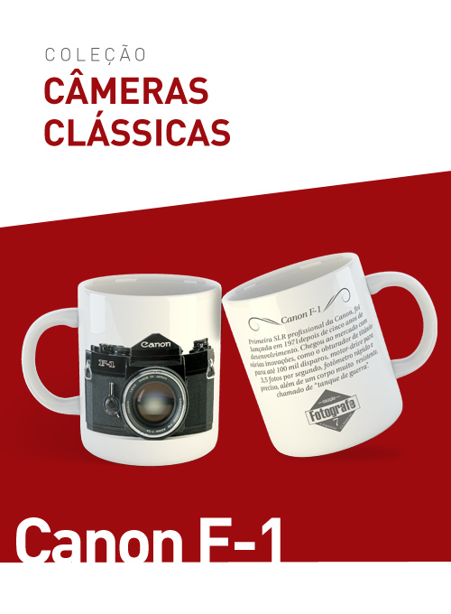 Caneca Câmeras Clássicas - Canon F-1