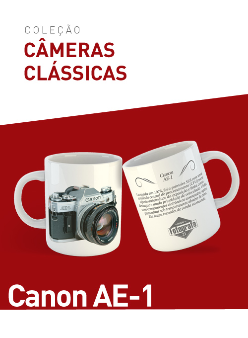Caneca Câmeras Clássicas - Canon AE-1