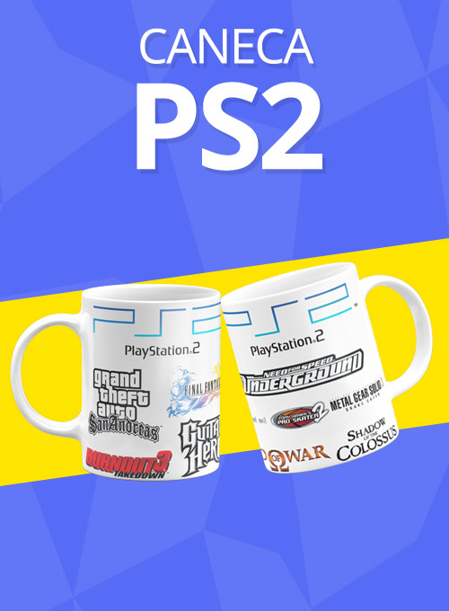 Caneca PLAY Games - PS2