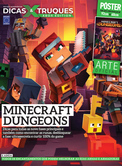 Especial Superpôster Dicas e Truques Xbox Edition Edição 4 - Minecraft Dungeons