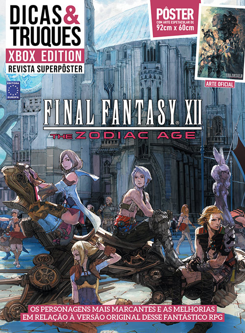 Bookzine Superpôster D&T Xbox Edition Edição 22 - Final Fantasy XII: The Zodiac Age
