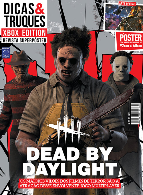 Bookzine Superpôster D&T Xbox Edition Edição 23 - Dead By Daylight (Sem dobras)