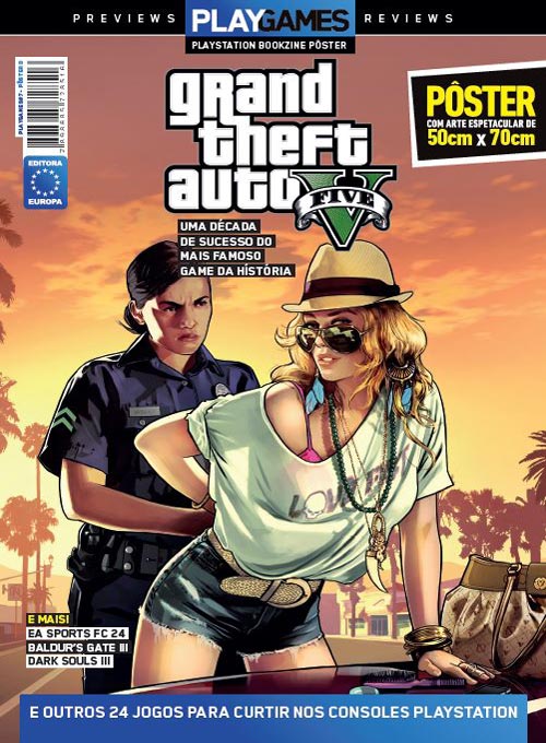 Pôsterzine PLAYGames - Edição 7 - Grand Theft Auto V (Sem dobras)