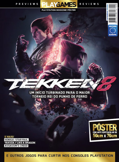 Pôsterzine PLAYGames - Edição 8 - Tekken 8 (Sem dobras)