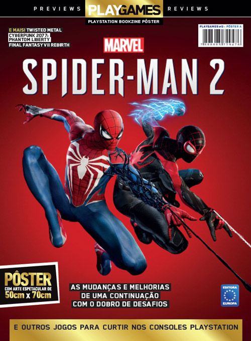 Pôsterzine PLAYGames #9 - Spider-Man 2 (Sem dobras)