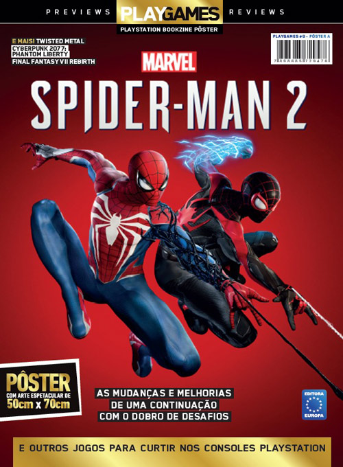 Editora Europa - Pôsterzine PLAYGames - Edição 9 - Spider Man 2