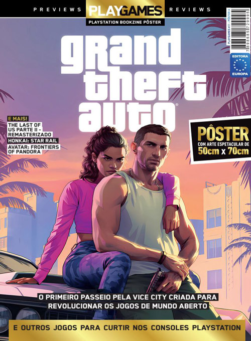 Pôsterzine PLAYGames #11 - Grand Theft Auto VI (Sem dobras)