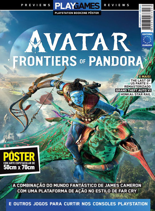 Pôsterzine PLAYGames #11 - Avatar: Frontiers of Pandora (Sem dobras)