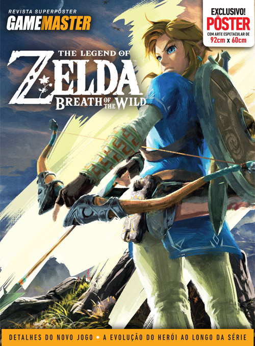 Revista Pôster Game Master - Zelda: Breath of The Wild