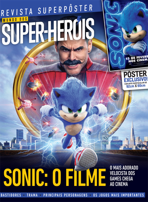 Poster Do Sonic De Sonic O Filme 2