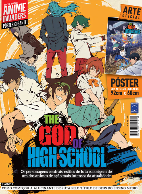 Bookzine Ilustrado Anime Invaders Pôster Gigante - The God Of High School (Sem dobras)
