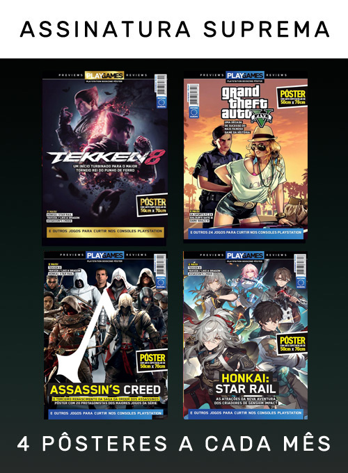 Editora Europa - Pôsterzine PLAY Games - Edição 8 - Honkai: Star Rail
