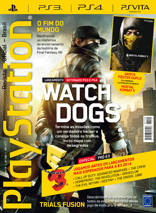 Playstation Revista Oficial - Brasil - Edição 298 - Editora Europa - - -  Magazine Luiza