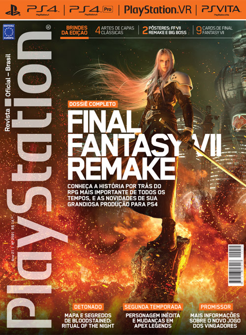 Editora Europa - A Revista PlayStation de abril está imperdível! A edição  especial de 22 anos tem Final Fantasy XVI para PS4 e PS5, com tudo sobre  classes, facções em guerra, personagens