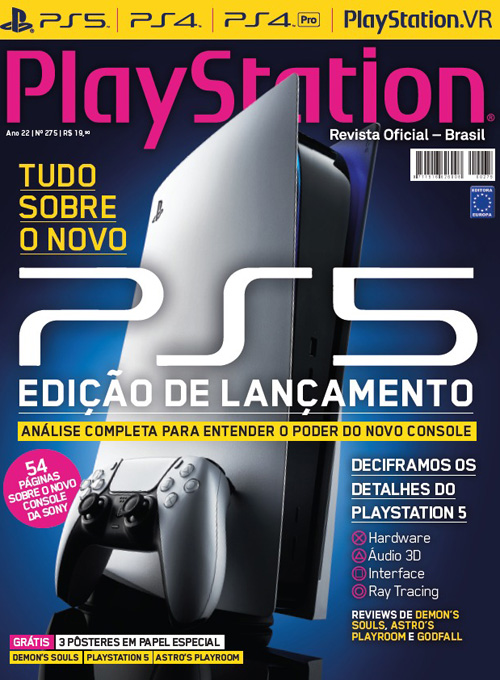 PlayStation 5 chega ao Brasil em 19 de novembro, com preço sugerido de R$  4,5 mil - Jornal O Globo