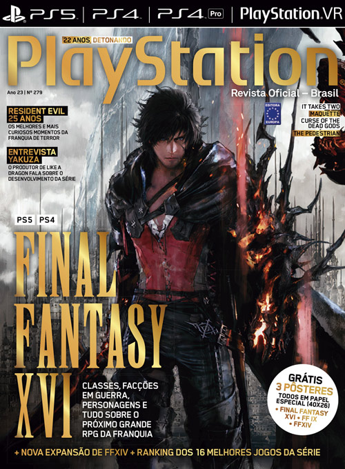 Editora Europa - Final Fantasy XVI - PlayGames Pôsterzine