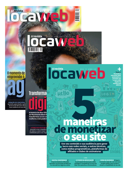 Kit Colecionador - Revista Locaweb (6 exemplares)