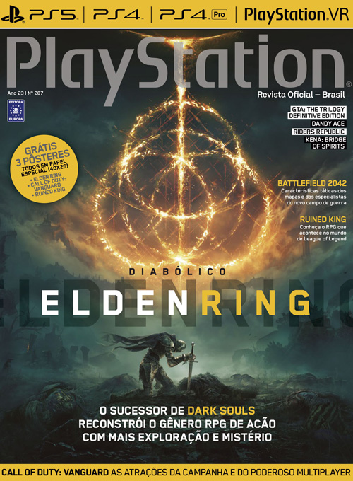 Playstation Revista Oficial - Brasil - Edição 298 - Editora Europa - - -  Magazine Luiza