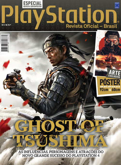 Especial Superpôster PlayStation Ed.6 - Ghost of Tsushima