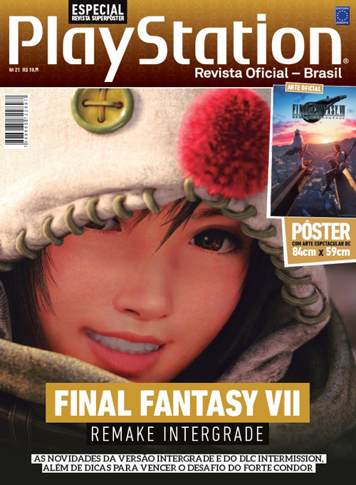 Bookzine Superpôster PlayStation Ed. 22 - Final Fantasy VII Remake Intergrade