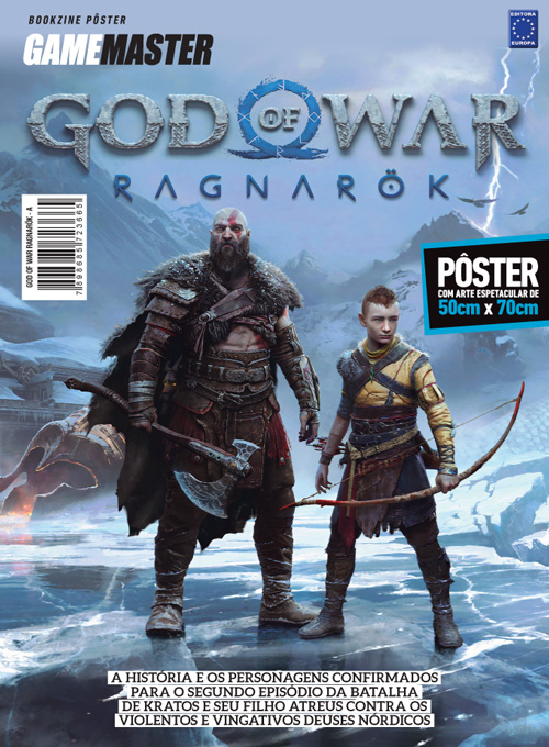 Bookzine Superpôster PlayStation Ed. 23 - God Of War Ragnarok